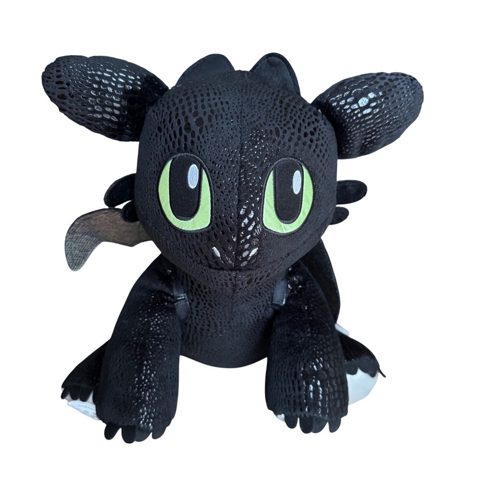 Build-A-Bear Toothless Dragon Plush With Wings DreamWorks Dragons
